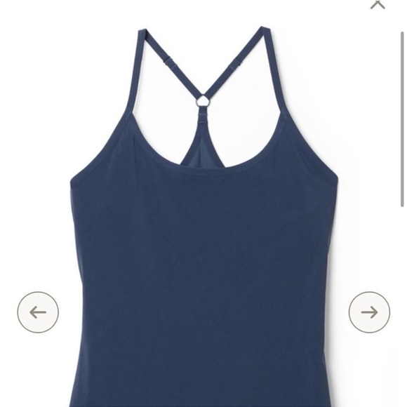 NWOT Outdoor Voices The Exercise Dress with Built In Shorts in Blue Size Large - Picture 3 of 9